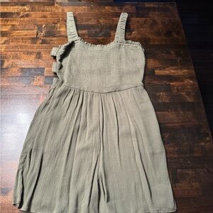 Stylish Olive Green Jumpsuit